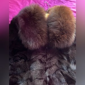 Chocolate brown mink coat very good condition